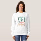 Un sweatshirt de Noël joyeux pour maman (Devant entier)