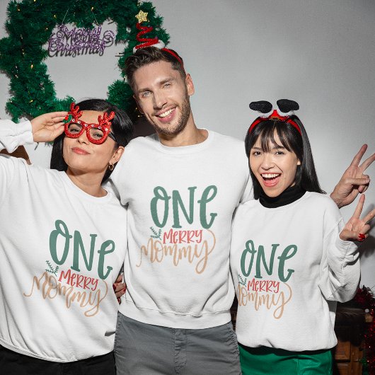 Un sweatshirt de Noël joyeux pour maman