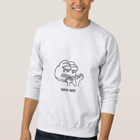 Un sweatshirt d'humeur de cendre (Devant)