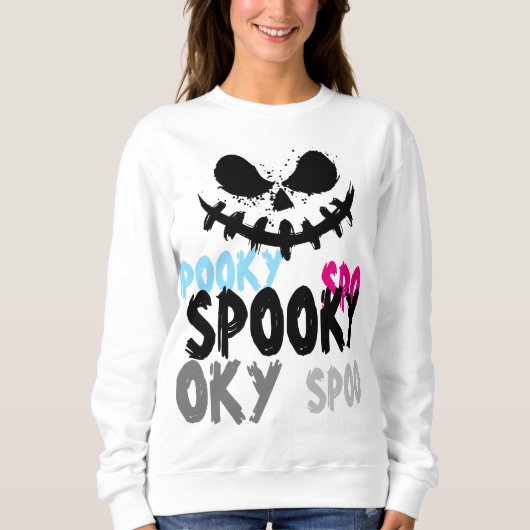 Un Sweatshirt Éffrayant pour Halloween (Devant)