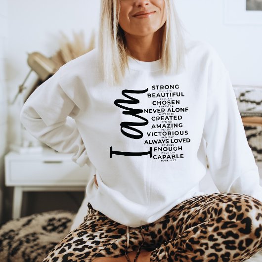 Un Sweatshirt fort pour les femmes Je Suis Assez