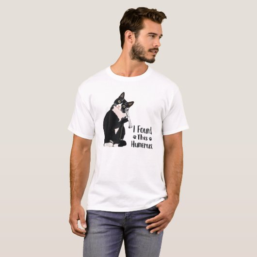 Un T-Shirt Amusant que j'ai trouvé ce Chat Humerus (Devant entier)