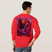 Un T-shirt au serpent fait référence aux T-shirts (Dos entier)