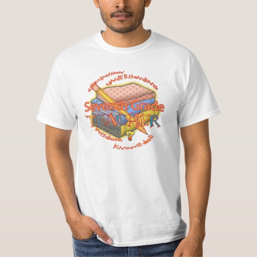 Un t-shirt avec la devise d'un professeur de septi (Devant)