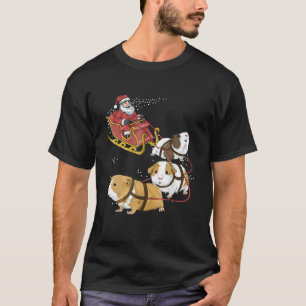 Un T-shirt cochon de Guinée amusant pour Noël