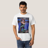 Un T-shirt d'amour de sirène et de pirate (Devant entier)