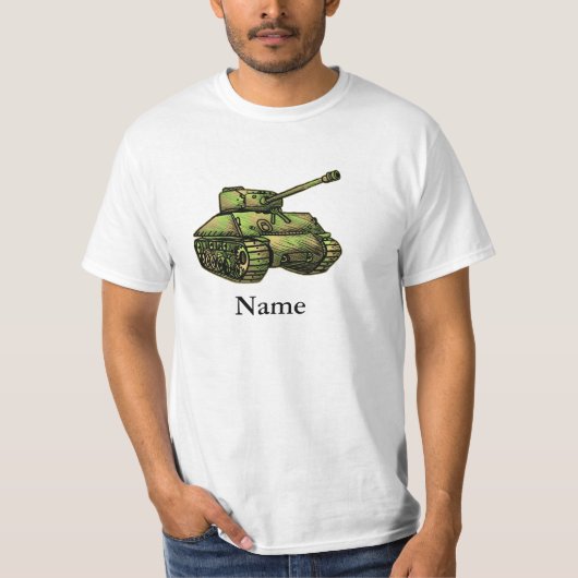 Un t-shirt de char militaire (Devant)
