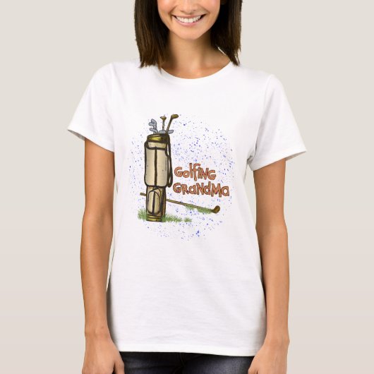 Un T-Shirt de grand-mère golfeuse (Devant)