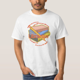 Un t-shirt de la devise du bibliothécaire