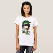 Un T-shirt de la Saint Patrick de Lucky Mama, mama (Devant entier)