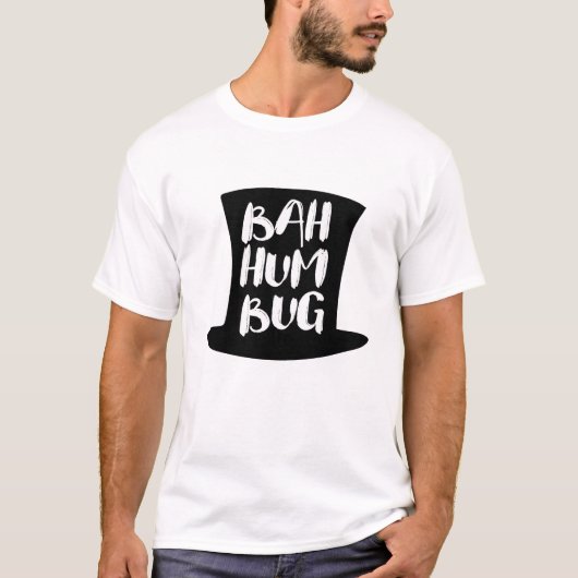Un T-shirt de Noël Carol Bah Humbug (Devant)