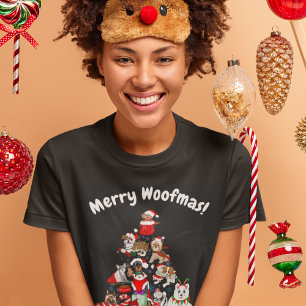 Un T-shirt de Noël très joyeux Doggie