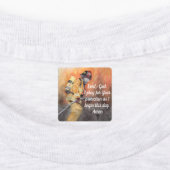 Un T-shirt de prière pour pompiers en Étiquette (Apposé)