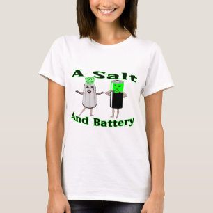 Un T-shirt de sel et de batterie