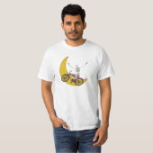 Un t-shirt de vélo squelette (Devant entier)