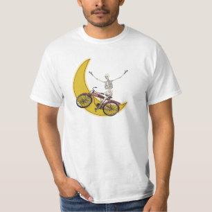 Un t-shirt de vélo squelette