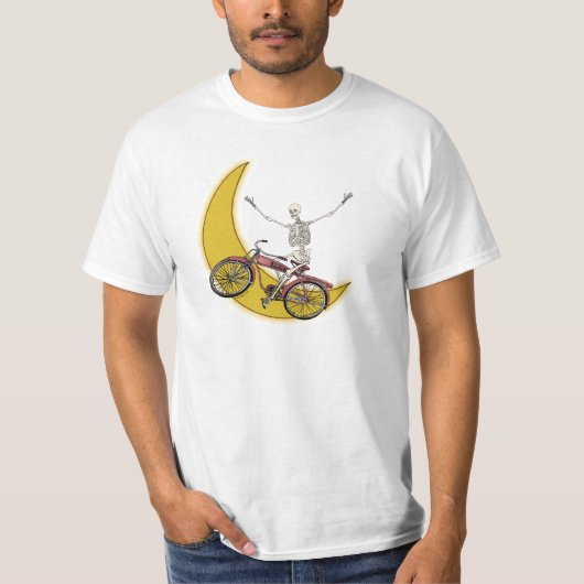 Un t-shirt de vélo squelette (Devant)