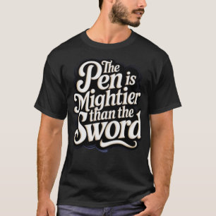 Un t-shirt d'illustration typographique