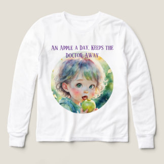Un T-Shirt drôle avec une citation de santé 'une p