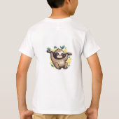 Un T-shirt en mauvais état Raccoon" (Dos)