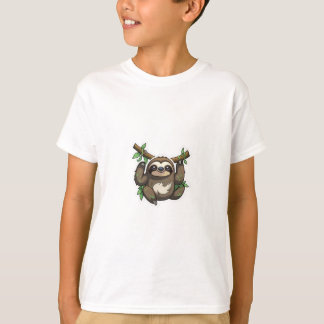 Un T-shirt en mauvais état Raccoon"
