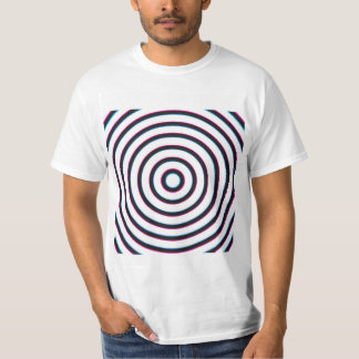 Un T-shirt en spirale psychédélique abstraite