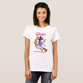 Un T-shirt féminin drôle avec Single Ready to Haun (Devant entier)