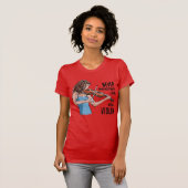 Un T-shirt Fille avec un Violon (Devant entier)