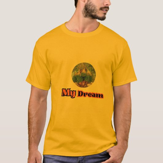 Un T-shirt jaune transmet une émotion différente. (Devant)