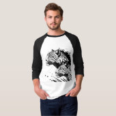 Un T-shirt Leopard monochrome (Devant entier)