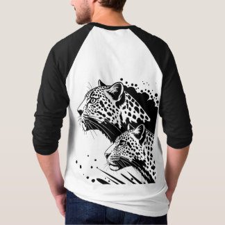 Un T-shirt Leopard monochrome
