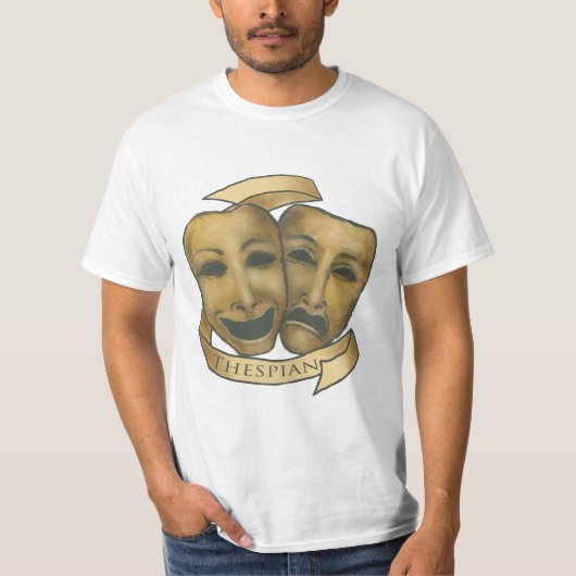 Un t-shirt Masques de Thespian (Devant)