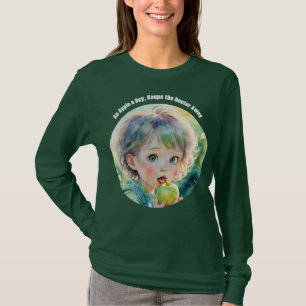 Un T-Shirt mignon avec une citation proverbe Une p
