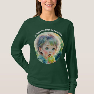 Un T-Shirt mignon avec une citation proverbe Une p