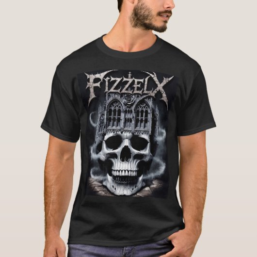 Un T-shirt monumental design crâne (Devant)