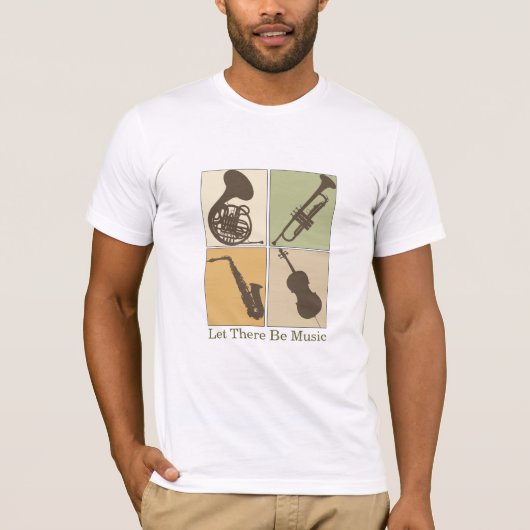 Un T-shirt Musique (Devant)