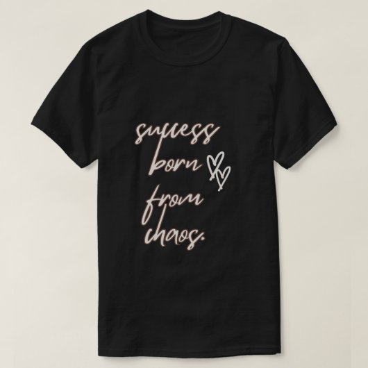 un T-shirt noir (Design devant)