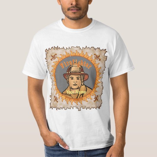 Un t-shirt pompier (Devant)