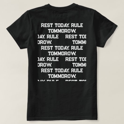Un T-Shirt pour femmes (Design dos)