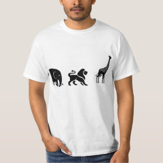 Un t-shirt symbolisant les animaux forts, du plus 