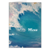 Un tableau d'une vague scintillante d'or (Devant)