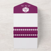 Un Tabletop Chic dans le vin tout en une invitation (Dehors)