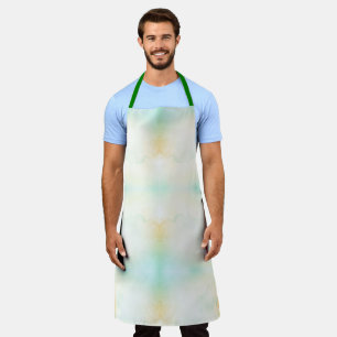 Un tablier de couleur pastel avec un motif d'aquar