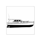 Un tampon en caoutchouc de croiseur cabine vintage (Impression)