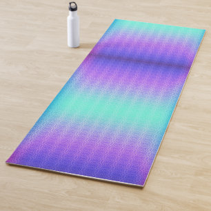 Un tapis de yoga avec un design dégradé