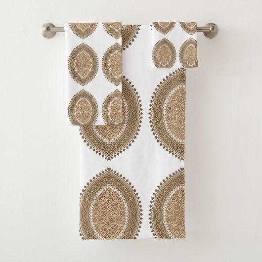 Un tapis rectangulaire avec un motif géométrique c (En situation)