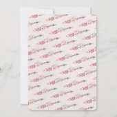 Un teepee invitation de fête d'anniversaire sauvag (Dos)