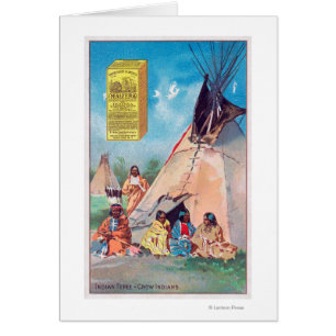 Un tepee indien de corneille, annonce de produit