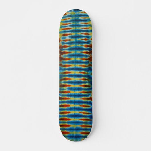 Un Tie Dye Skateboard Vert Stripe (Devant)