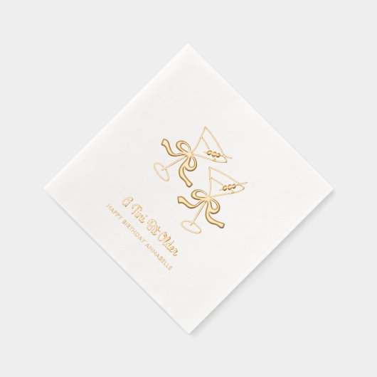 Un Tini Un Peu Plus Ancien Cocktail Gold Anniversa (Droite)